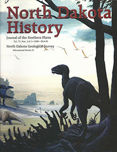 cover of North Dakota History vol 73.1 and 2