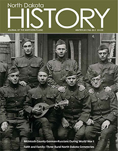 cover of North Dakota History Volume 82.2