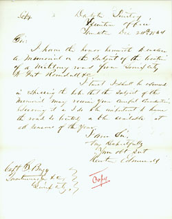 Edmunds letter December 24, 1864