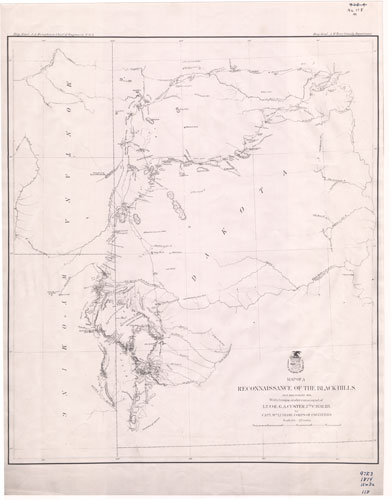 Custer's Map