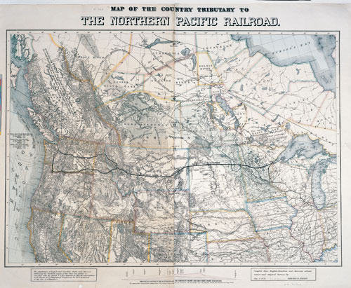 Northern Pacific Railroad Map