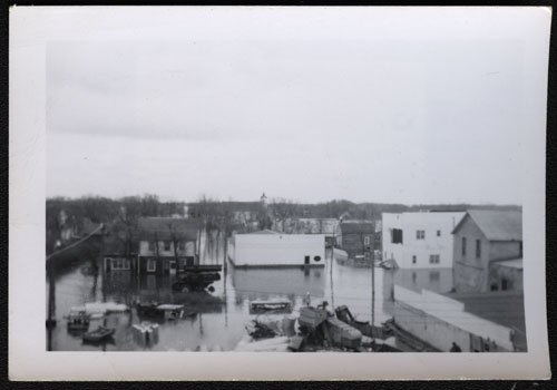 Flooded Downtown Streets, Pembina