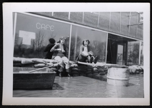 Two Girls in Waders