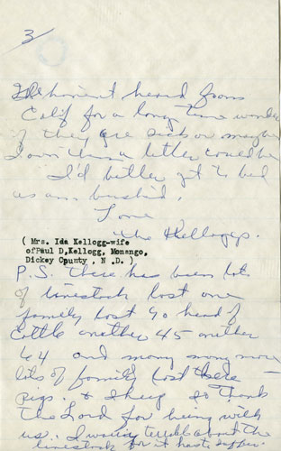 Ida Kellogg Letter Page 5
