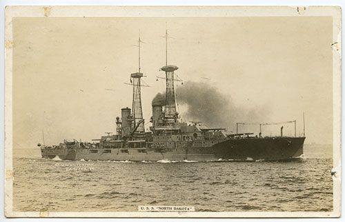 uss nd postcard